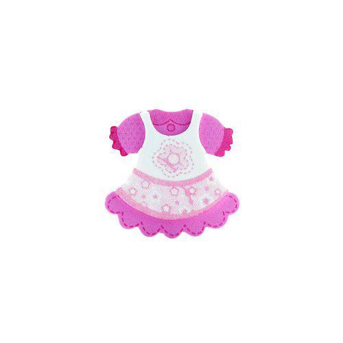 Aplique Ref 6607 Peq Vestido Rosa
